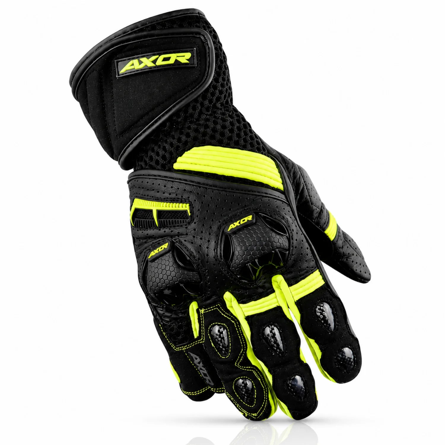 AXOR GATOR FULL GAUNTLET RIDING GLOVES
