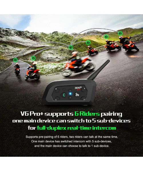 EJEAS VNETPHONE V6 PRO+ BLUETOOTH INTERCOM