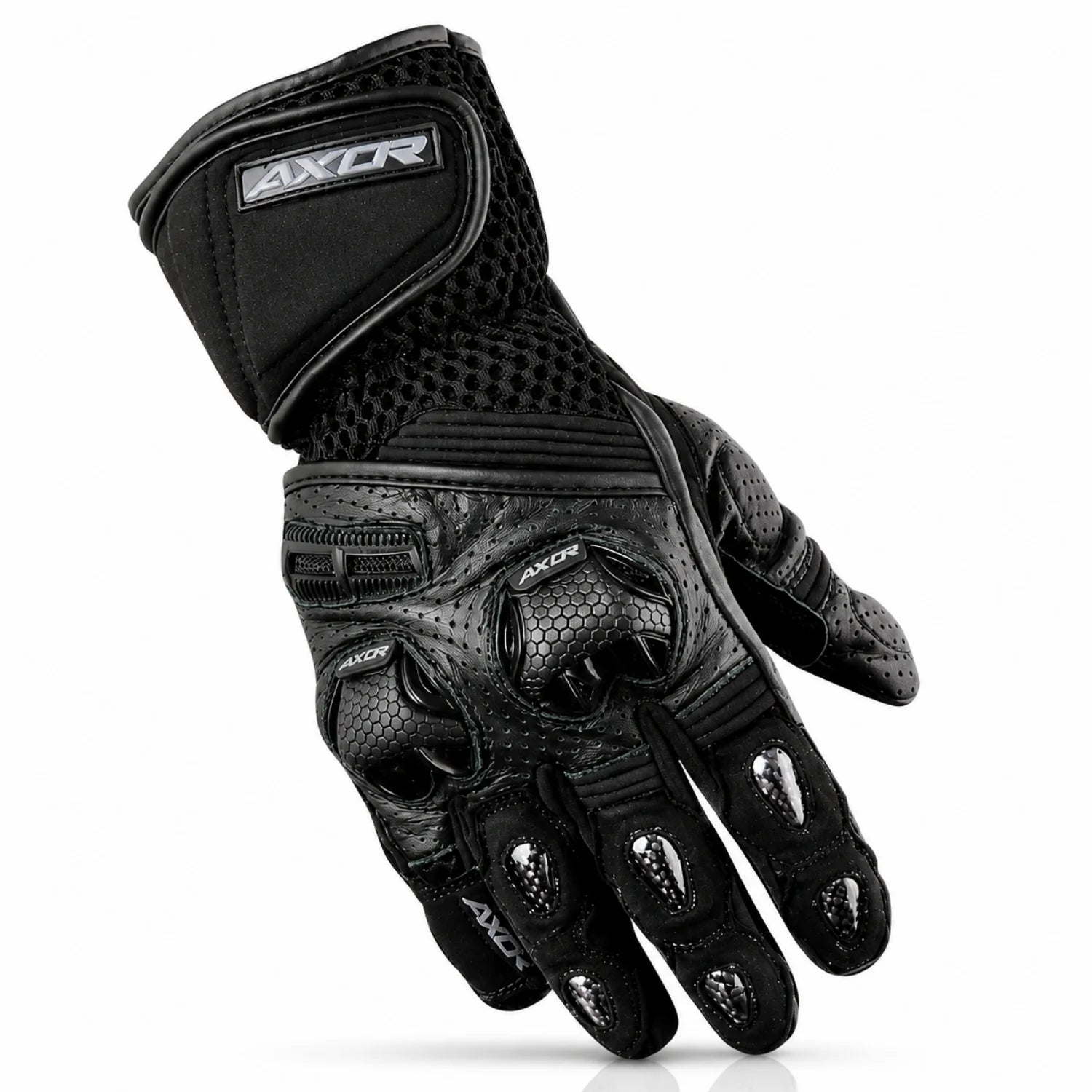 AXOR GATOR FULL GAUNTLET RIDING GLOVES