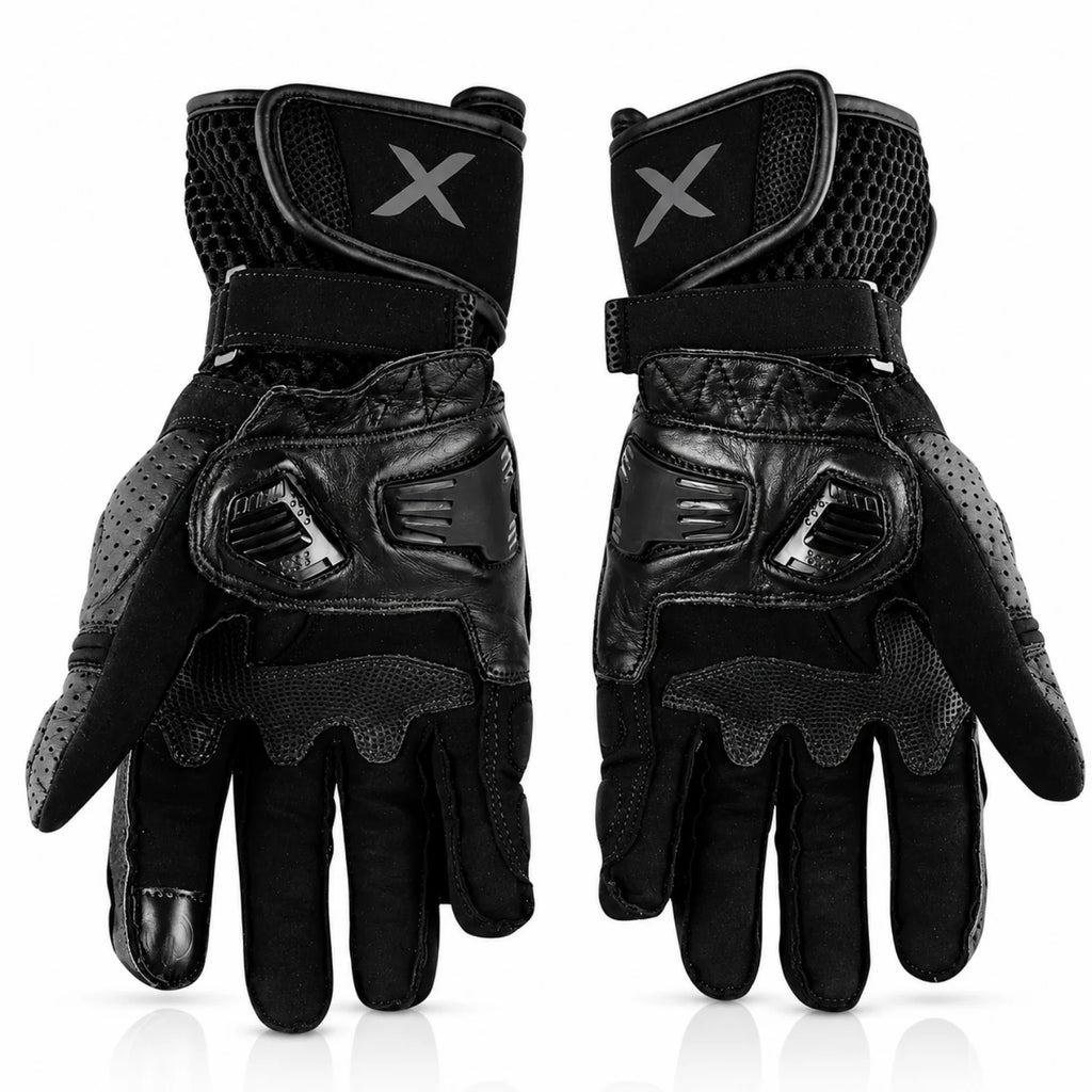 AXOR GATOR FULL GAUNTLET RIDING GLOVES