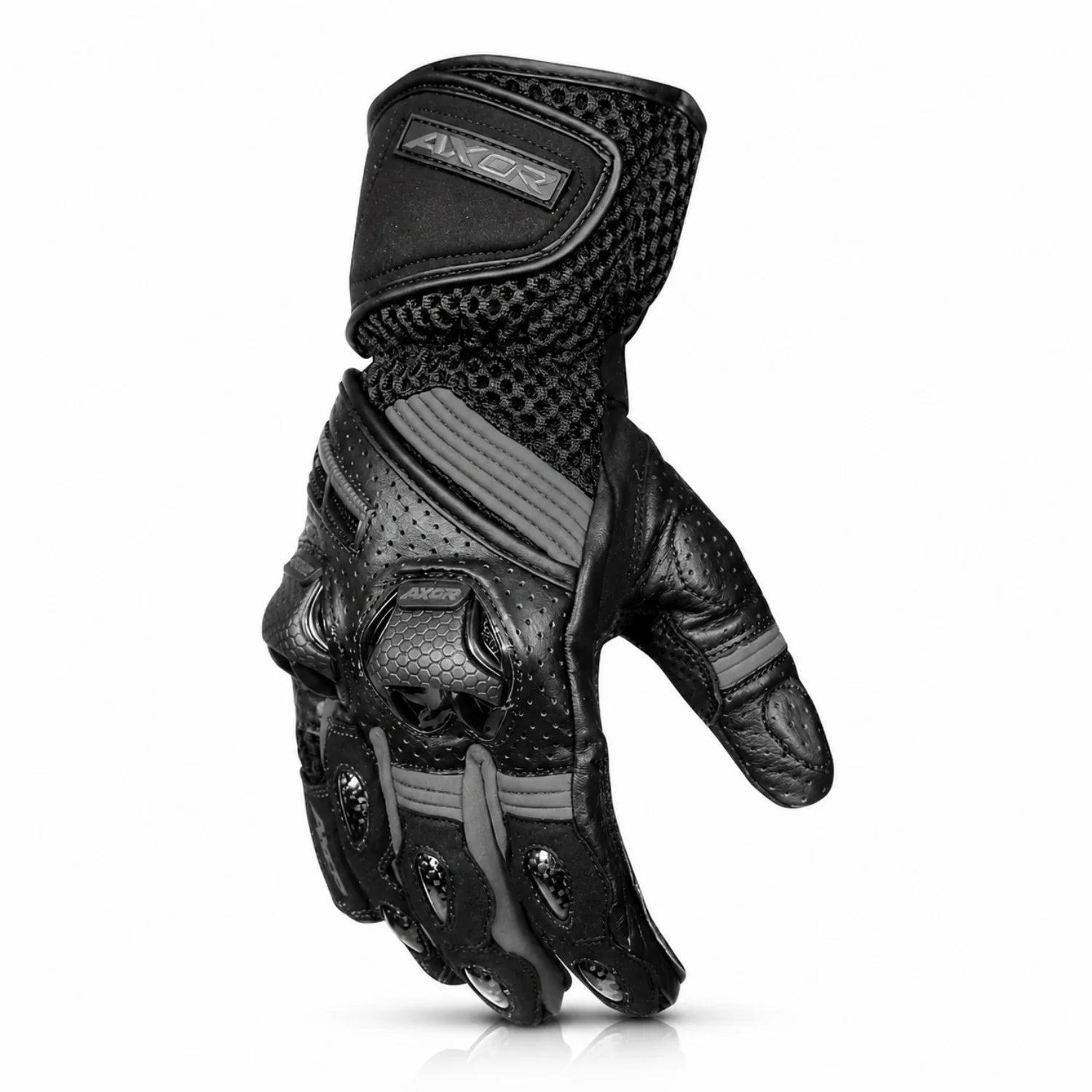 AXOR GATOR FULL GAUNTLET RIDING GLOVES