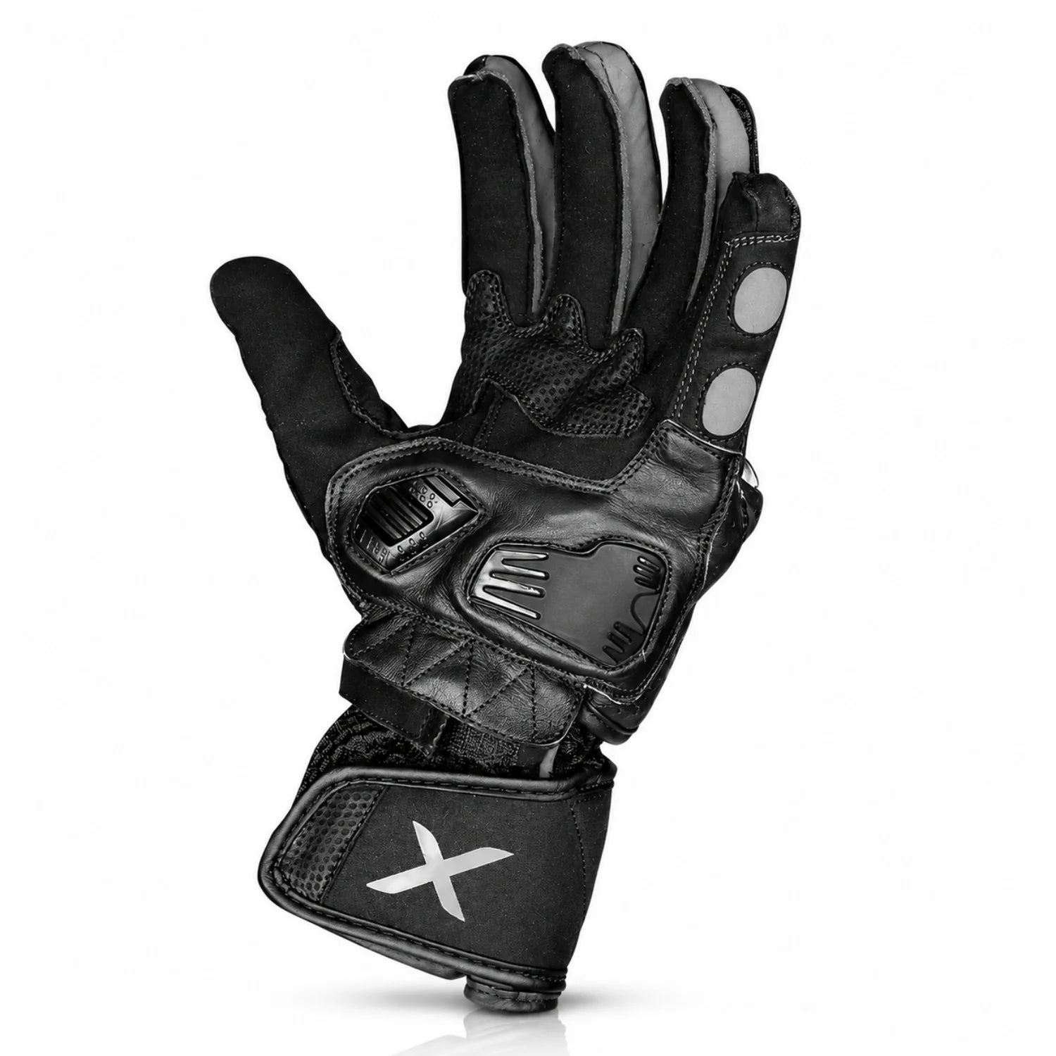 AXOR GATOR FULL GAUNTLET RIDING GLOVES