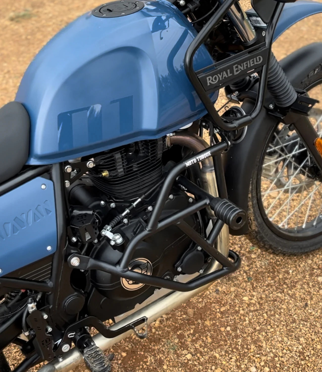 MOTOTORQUE GUARDIAN CRASH GUARD (BLACK) | RE HIMALAYAN 411