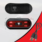 HELMET LIGHT / RED STROBE LIGHT /RECHARGEABLE  HAZARD LIGHT