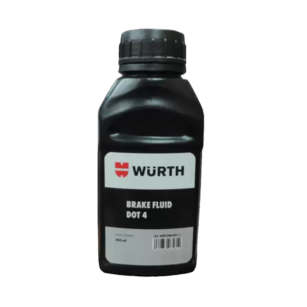 WURTH DOT 4 HYDRAULIC BRAKE FLUID (250 ml)