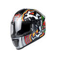 LS 2 FLASH GROWL GLOW IN DARK FULL FACE RIDING HELMET