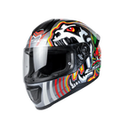 LS 2 FLASH GROWL GLOW IN DARK FULL FACE RIDING HELMET