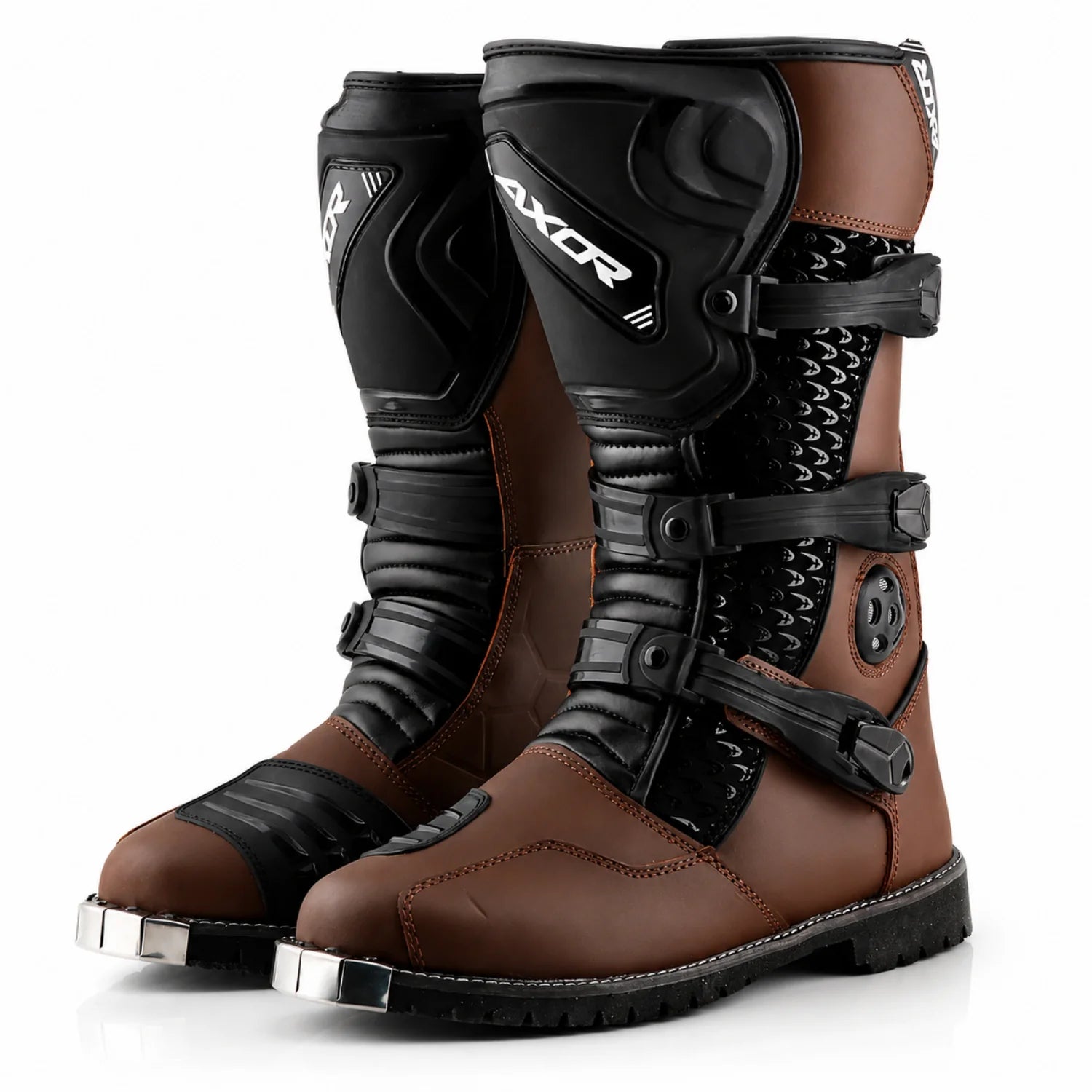 AXOR KAZA HIGH TOP RIDING BOOTS WITH STEEL PLATE
