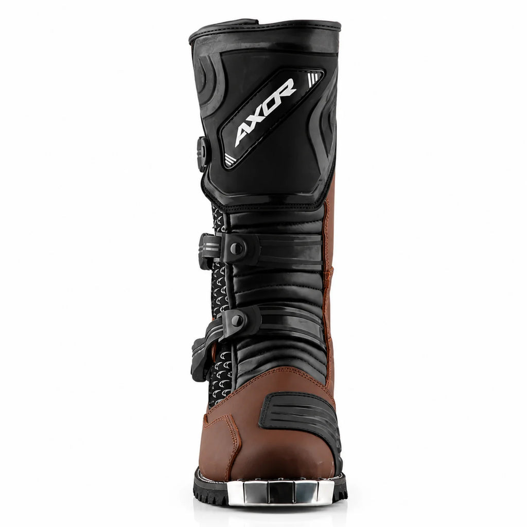 AXOR KAZA HIGH TOP RIDING BOOTS WITH STEEL PLATE