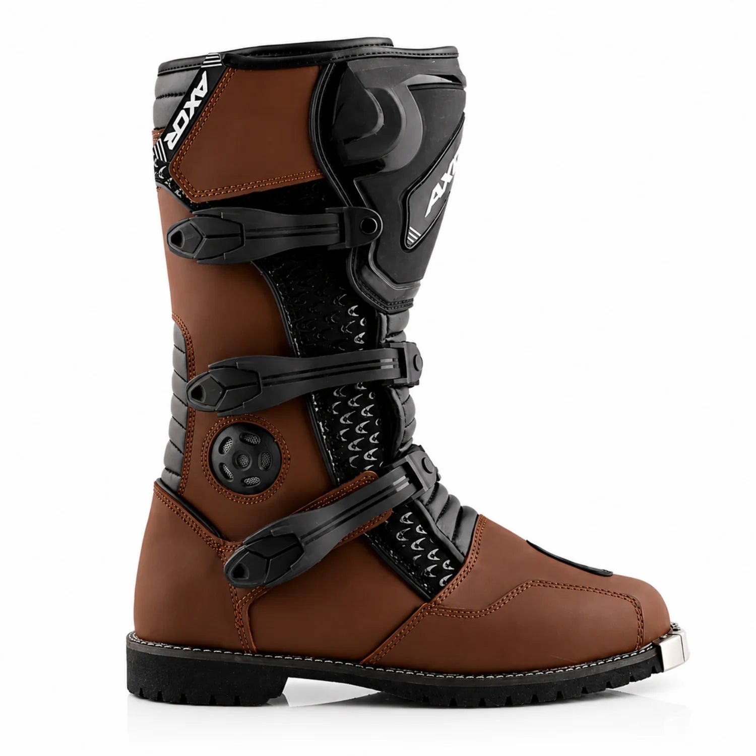 AXOR KAZA HIGH TOP RIDING BOOTS WITH STEEL PLATE