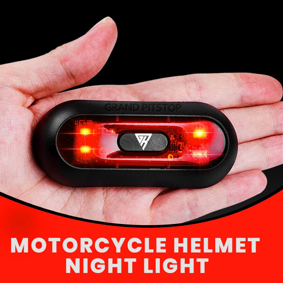 HELMET LIGHT / RED STROBE LIGHT /RECHARGEABLE  HAZARD LIGHT