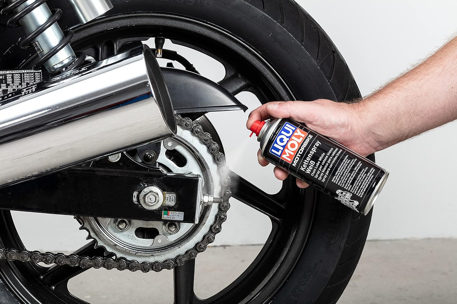 LIQUI MOLY CHAIN LUBE WHITE FULLY SYNTHETIC (400 ML)