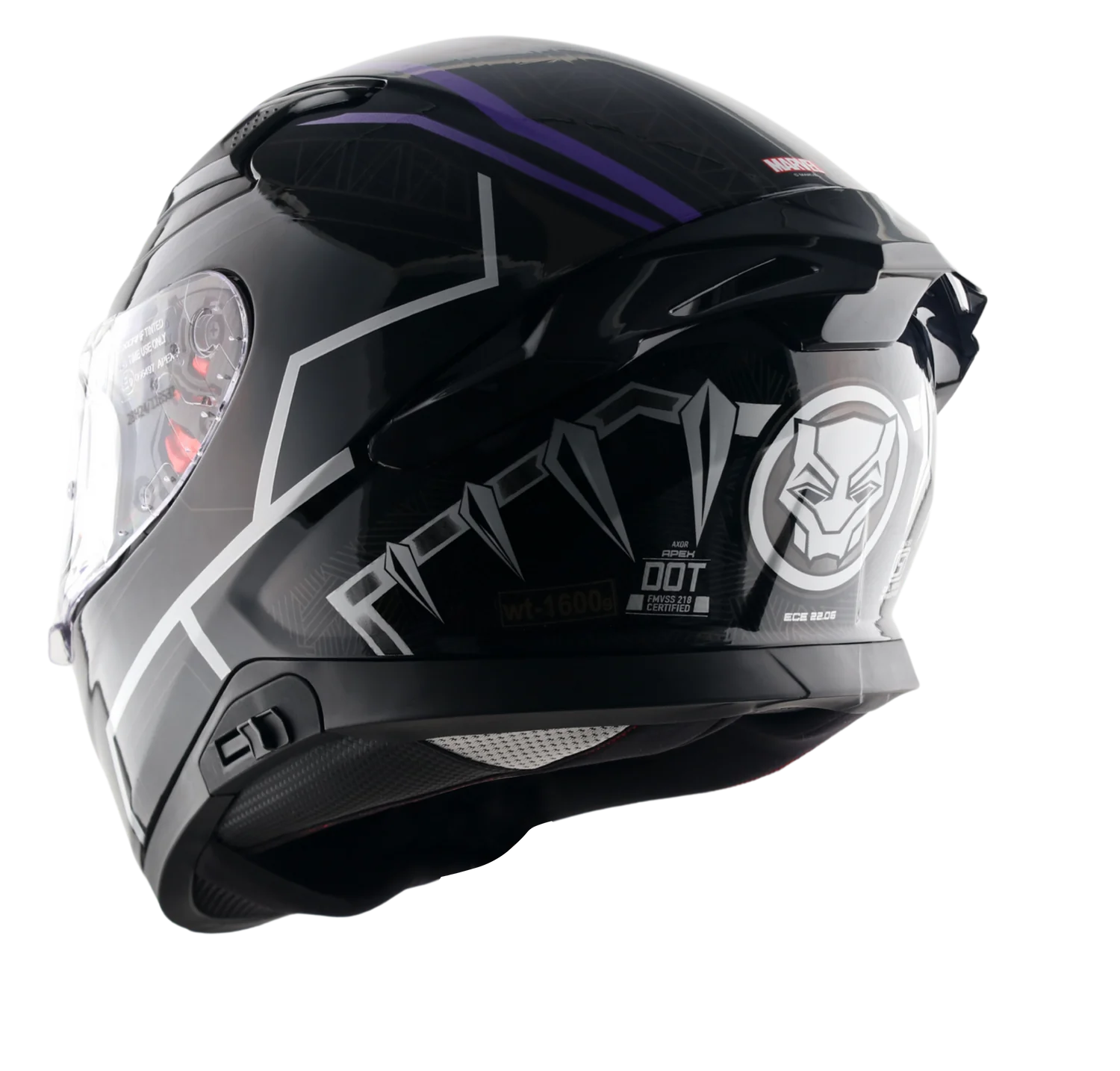 AXOR Apex BLACK PANTHER Full Face Helmet