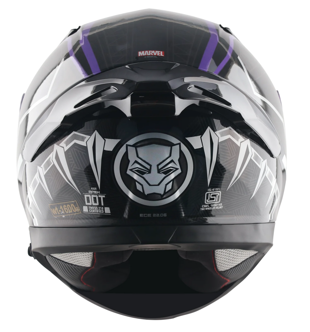 AXOR Apex BLACK PANTHER Full Face Helmet