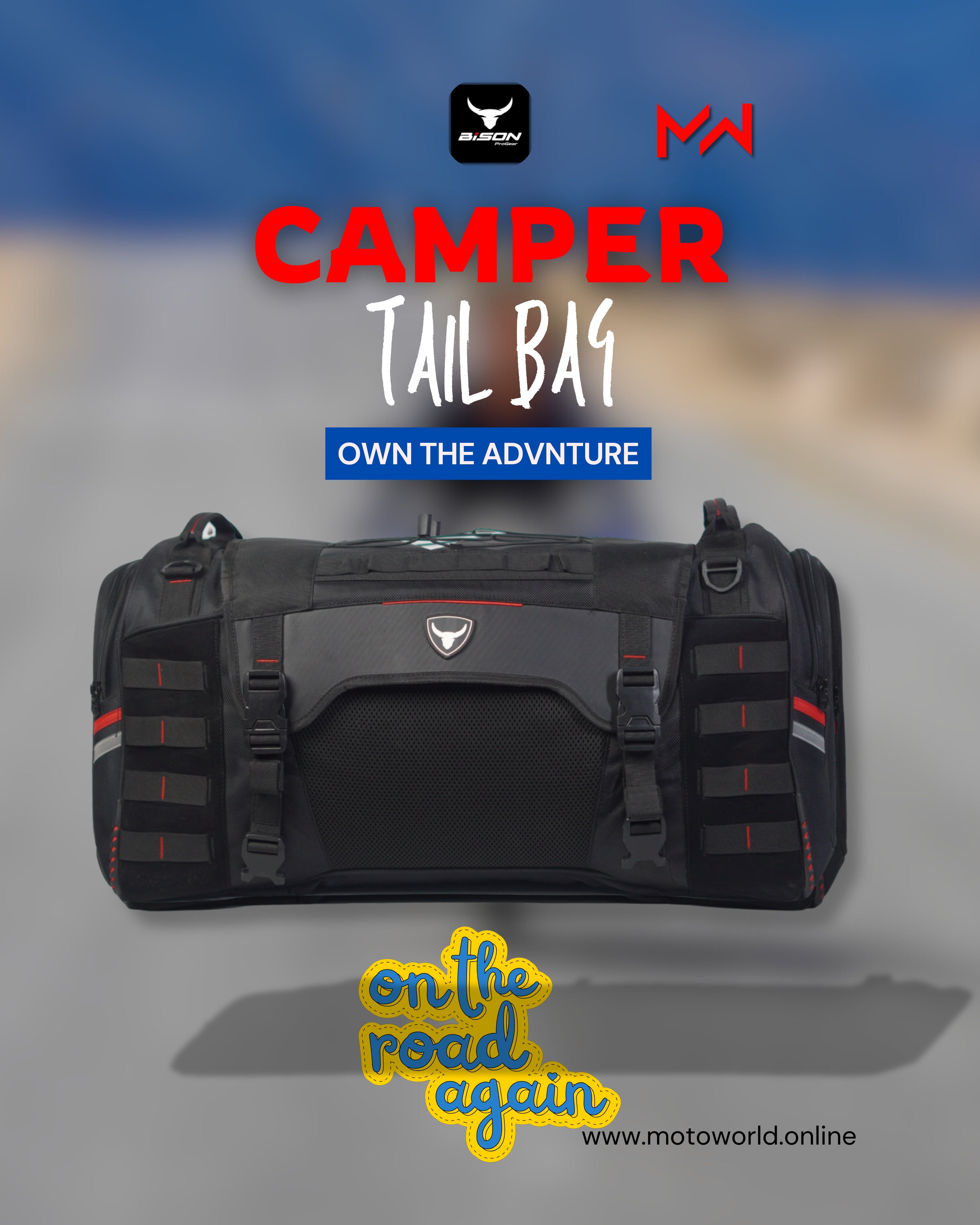 BISON CAMPER TAIL BAG 50L