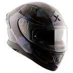AXOR APEX WEAVED SMALL CHECKERED CARBON FIBER FULL FACE  HELMET