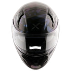AXOR APEX WEAVED SMALL CHECKERED CARBON FIBER FULL FACE  HELMET