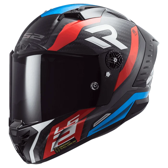 LS2 FF805 THUNDER CARBON SUPRA RED BLUE FULL FACE HELMET