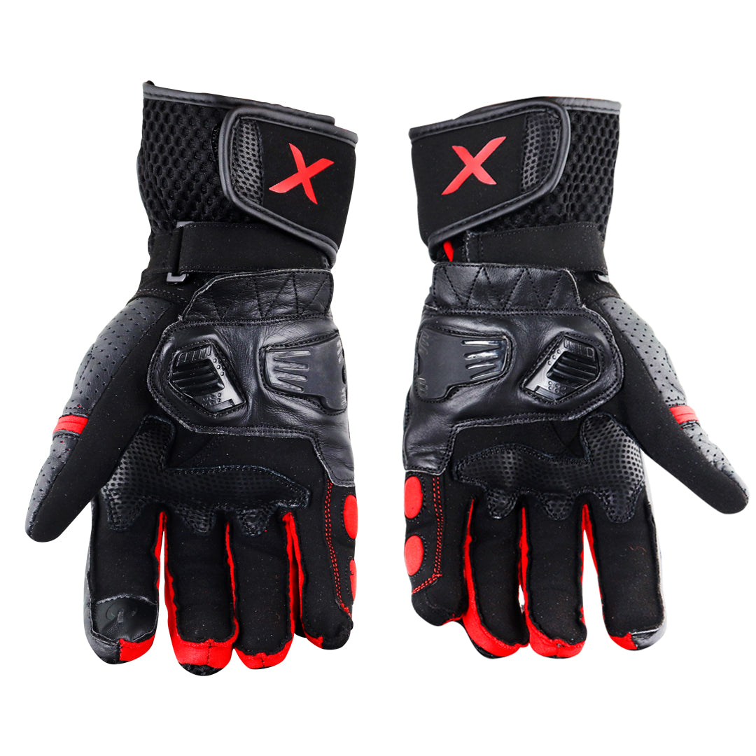 AXOR GATOR FULL GAUNTLET RIDING GLOVES