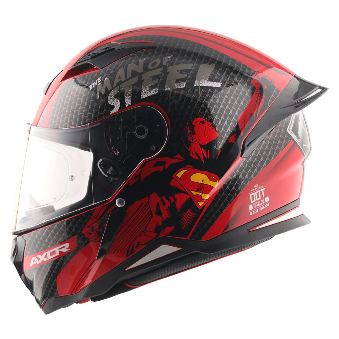 AXOR HUNTER SUPERMAN EDITION FULL FACE HELMET