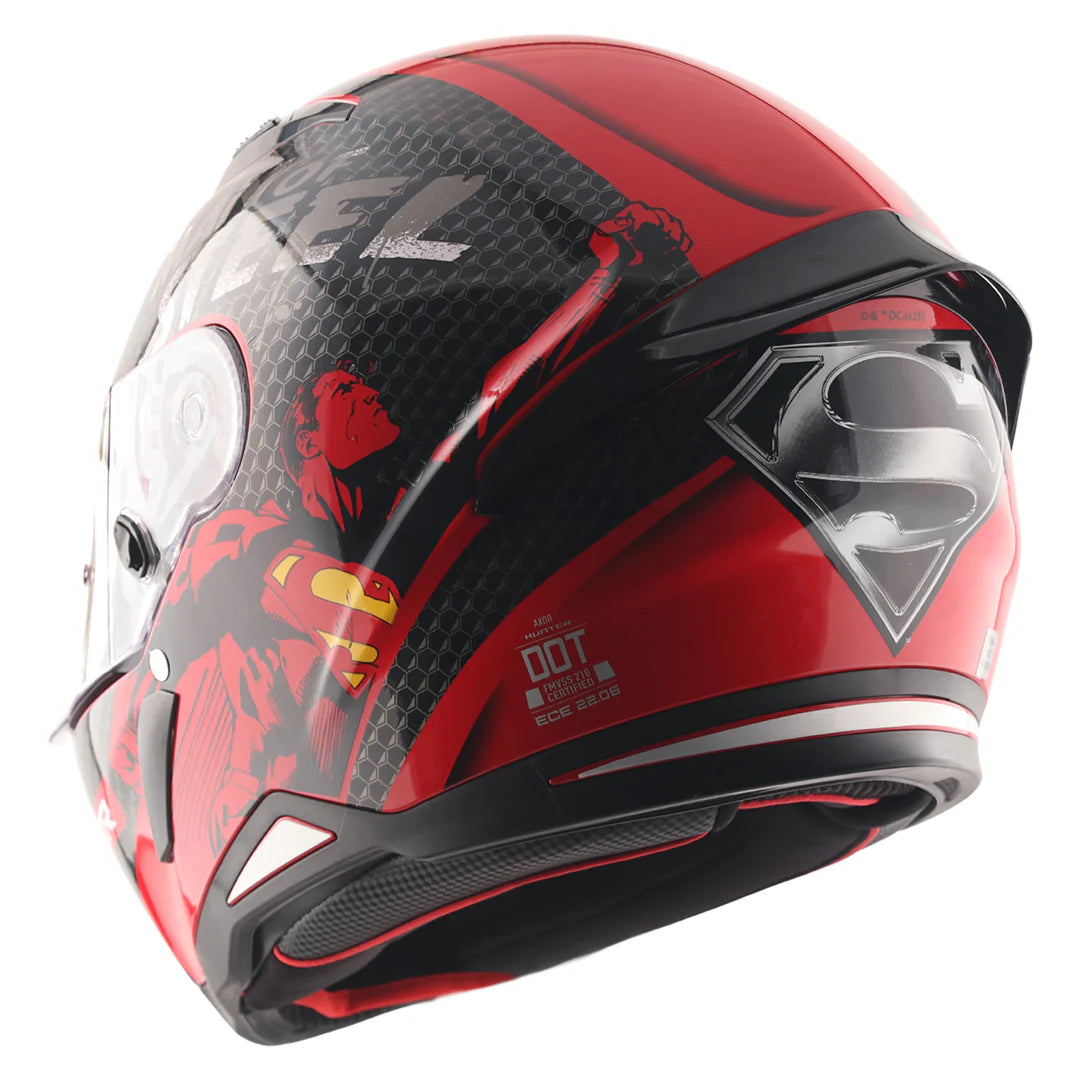 AXOR HUNTER SUPERMAN EDITION FULL FACE HELMET