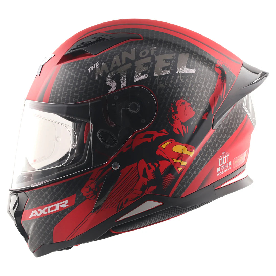 AXOR HUNTER SUPERMAN EDITION FULL FACE HELMET