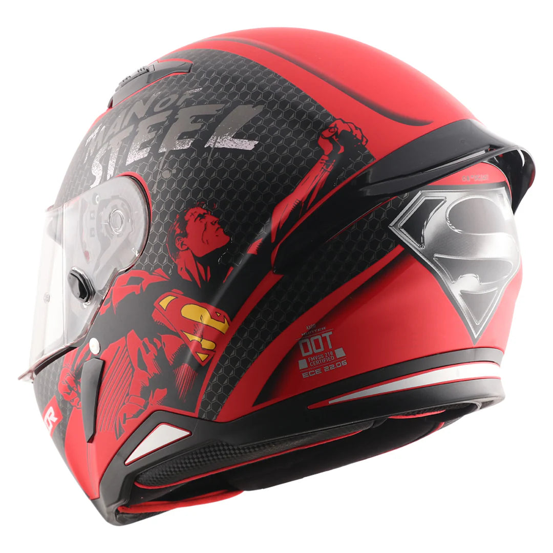 AXOR HUNTER SUPERMAN EDITION FULL FACE HELMET