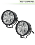 MOTORFANS L6R PRO | 100W (PAIR) FULLY DIMMABLE 6500K 10000LM COMBO BEAM LED AUXILIARY LAMP