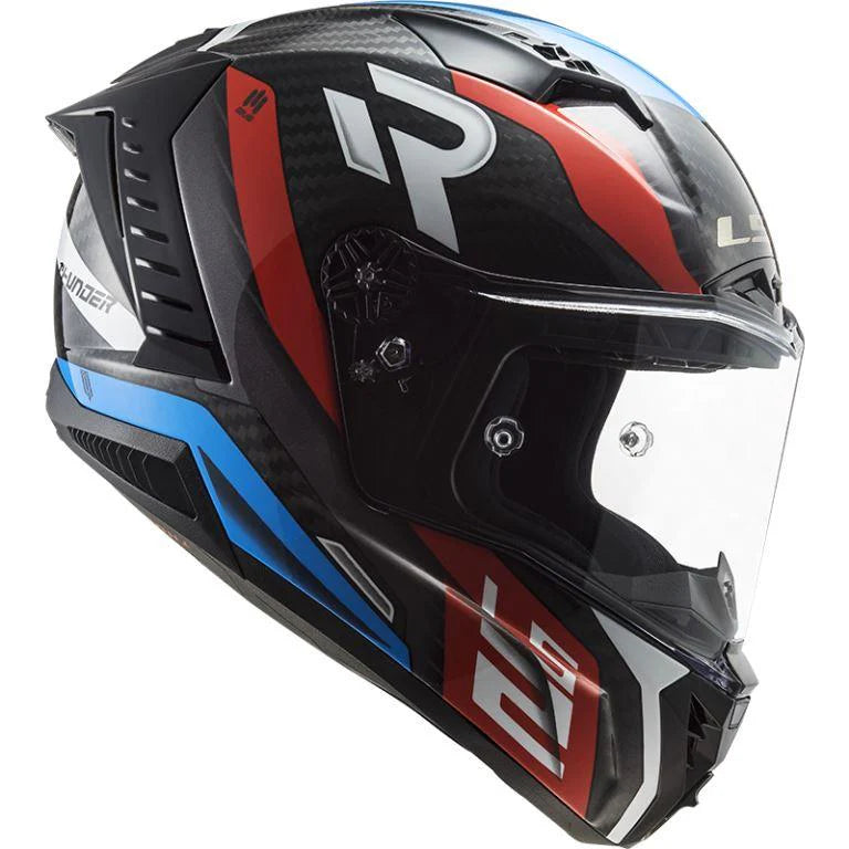 LS2 FF805 THUNDER CARBON SUPRA RED BLUE FULL FACE HELMET