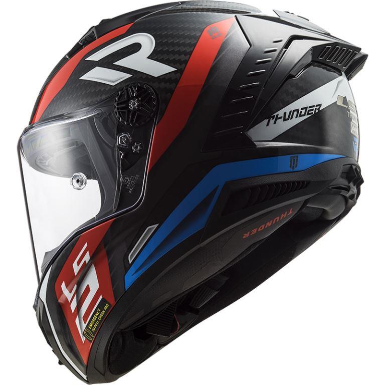 LS2 FF805 THUNDER CARBON SUPRA RED BLUE FULL FACE HELMET