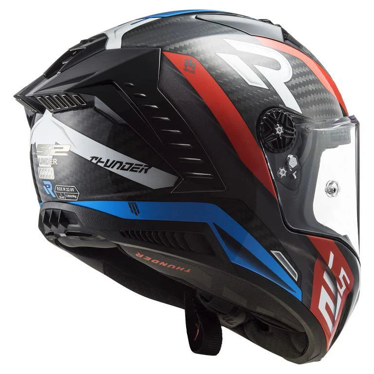 LS2 FF805 THUNDER CARBON SUPRA RED BLUE FULL FACE HELMET