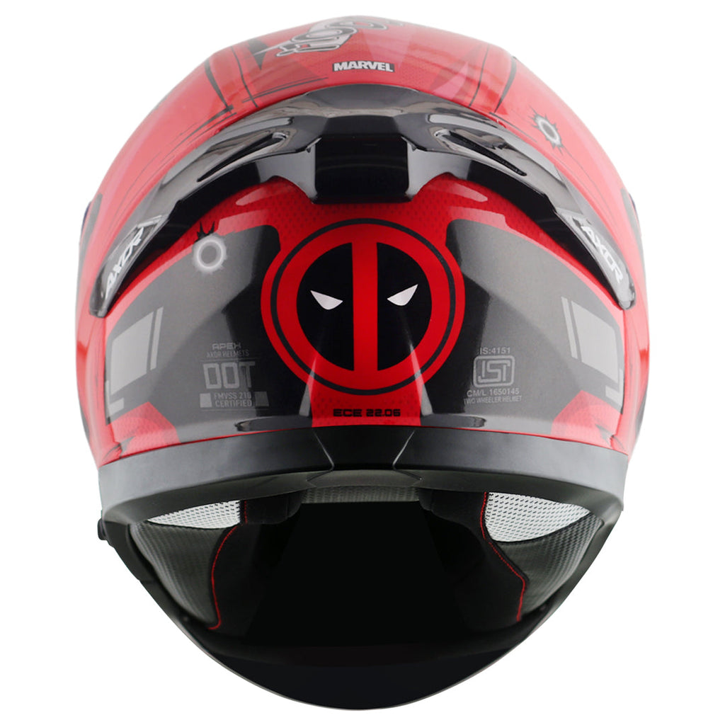 AXOR APEX MARVEL DEADPOOL EDITION FULL FACE HELMET