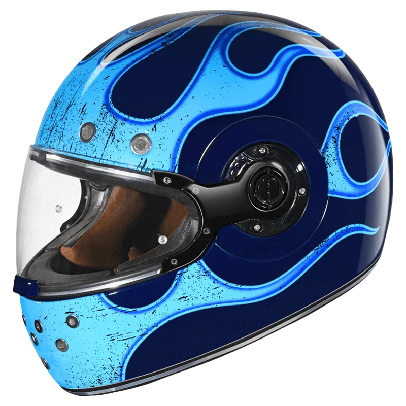 SMK RETRO INFERNO FULL FACE LIMITED EDITION HELMET (25/108)