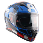 AXOR STREET MARVEL CAPTAIN AMERICA FULL FACE HELMET