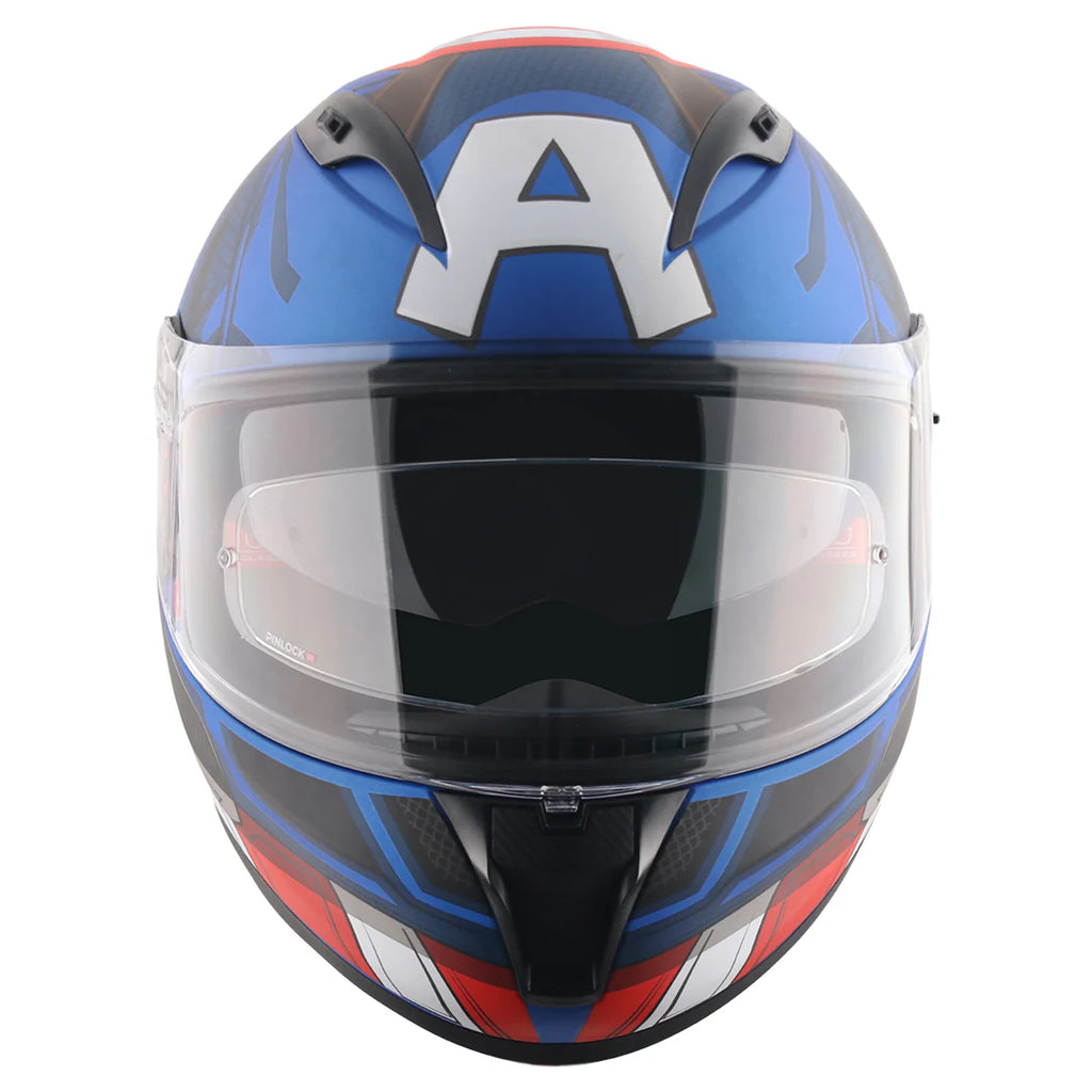 AXOR STREET MARVEL CAPTAIN AMERICA FULL FACE HELMET