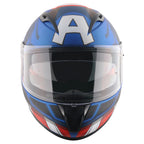 AXOR STREET MARVEL CAPTAIN AMERICA FULL FACE HELMET