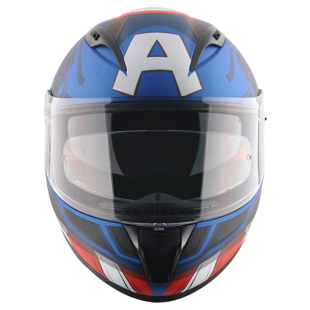 AXOR STREET MARVEL CAPTAIN AMERICA FULL FACE HELMET
