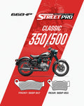 STREET PRO SEMI CERAMIC BRAKE PADS | ROYAL ENFIELD CLASSIC 350 / 500