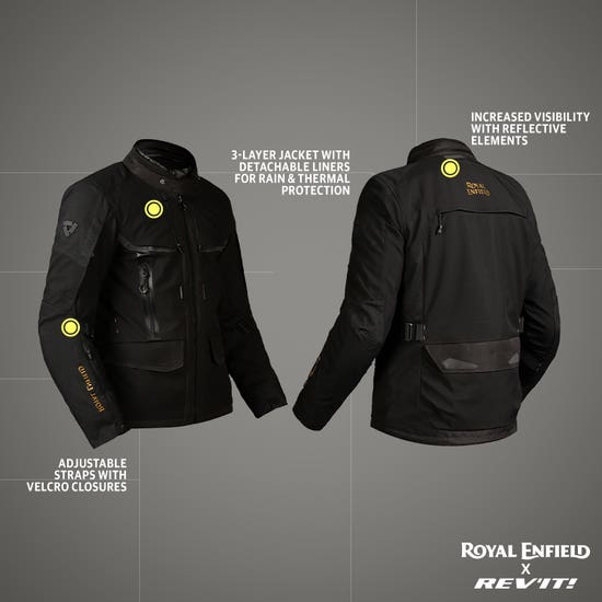 REV'IT X ROYAL ENFIELD  DARCHA MEN PREIUM TOURING JACKET