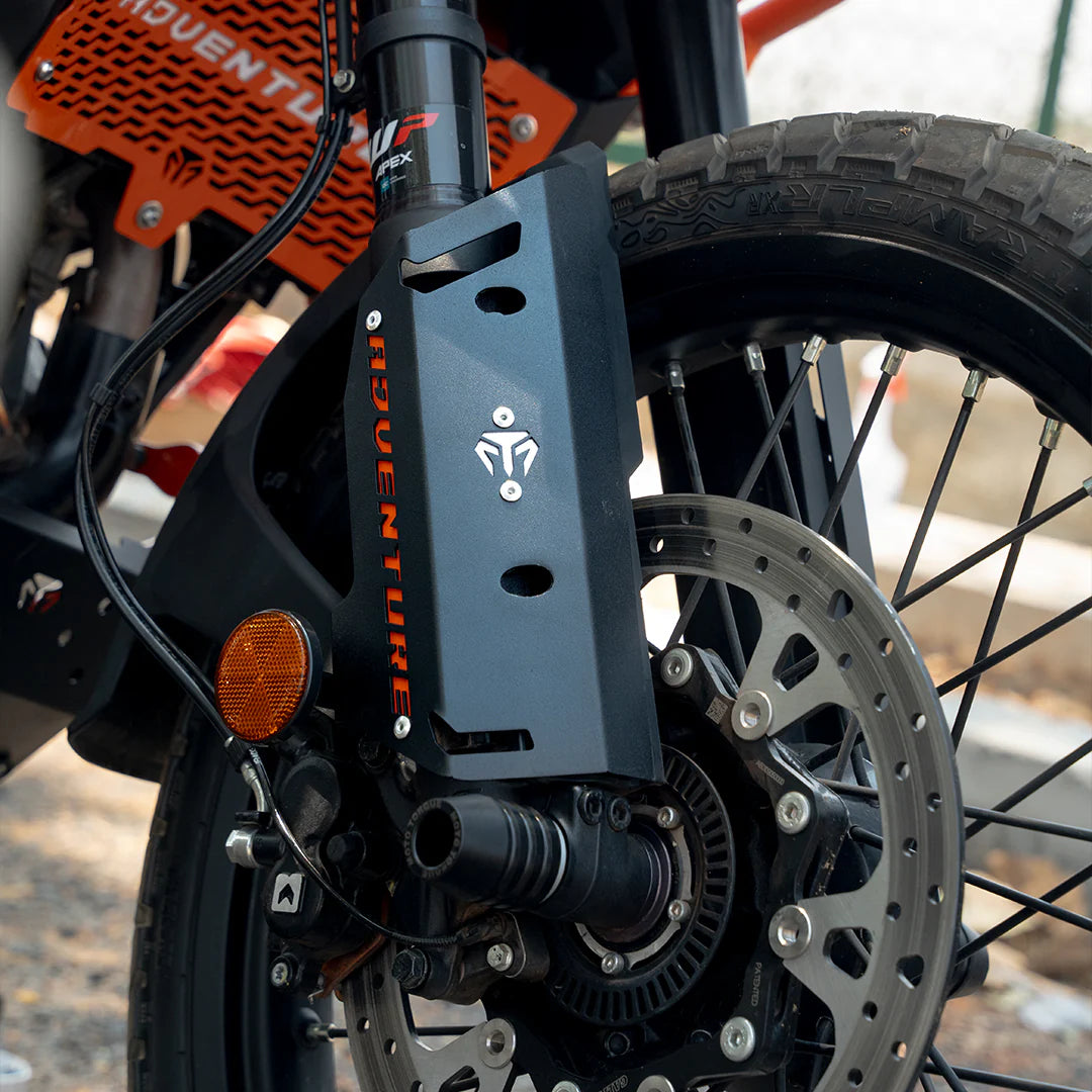 MOTOTORQUE FORK PROTECTORS METAL -BLACK FOR 2025 FOR KTM 390 ADVENTURE/ADVENTURE X