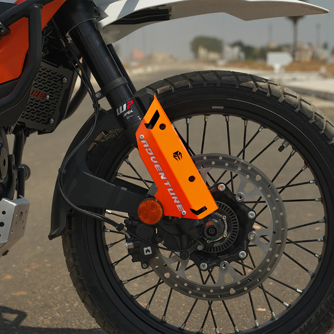 MOTOTORQUE FORK PROTECTORS METAL -BLACK FOR 2025 FOR KTM 390 ADVENTURE/ADVENTURE X