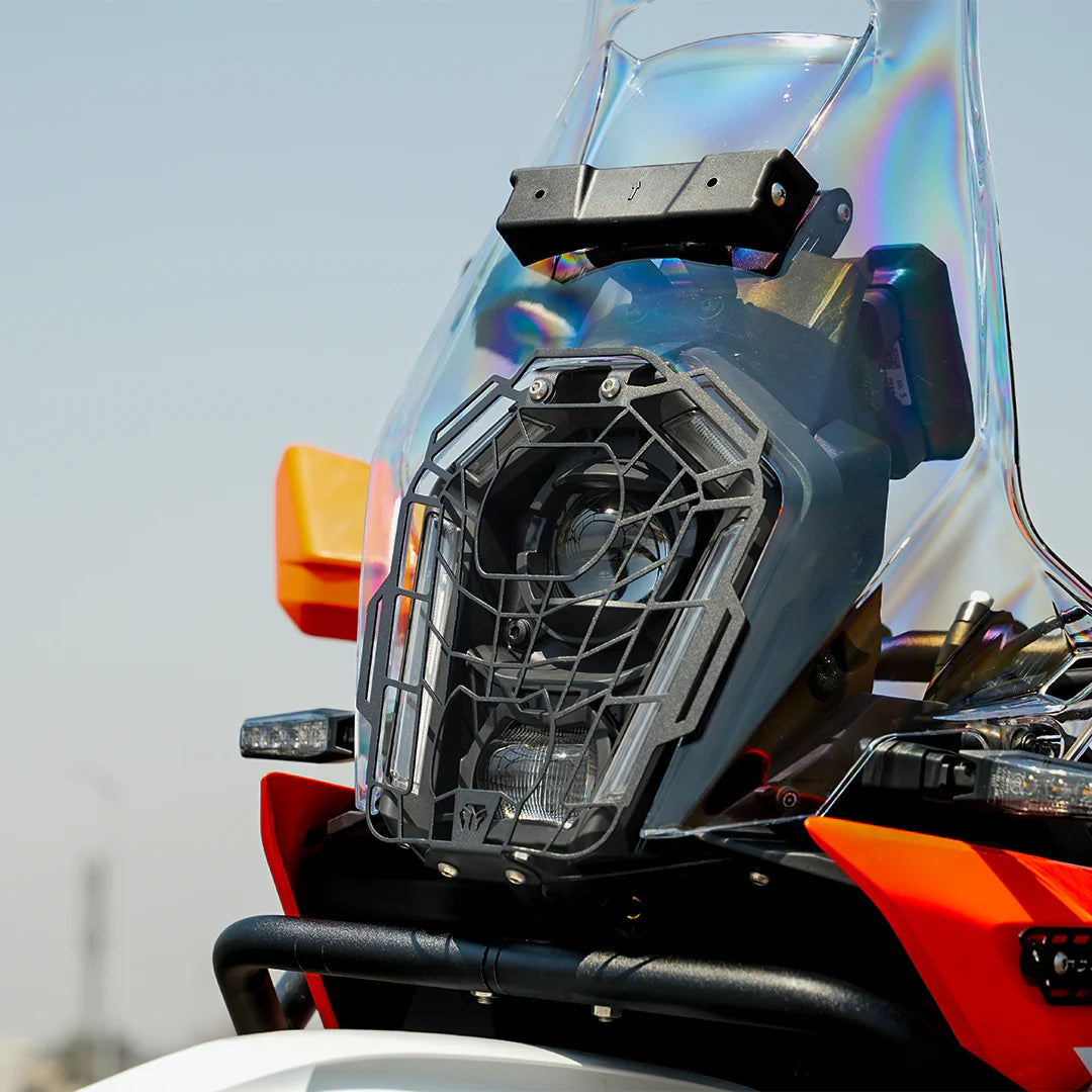 MOTOTORQUE HEADLIGHT GUARD SPIDER VERISON | KTM 390 ADVENTURE/ADVENTURE X